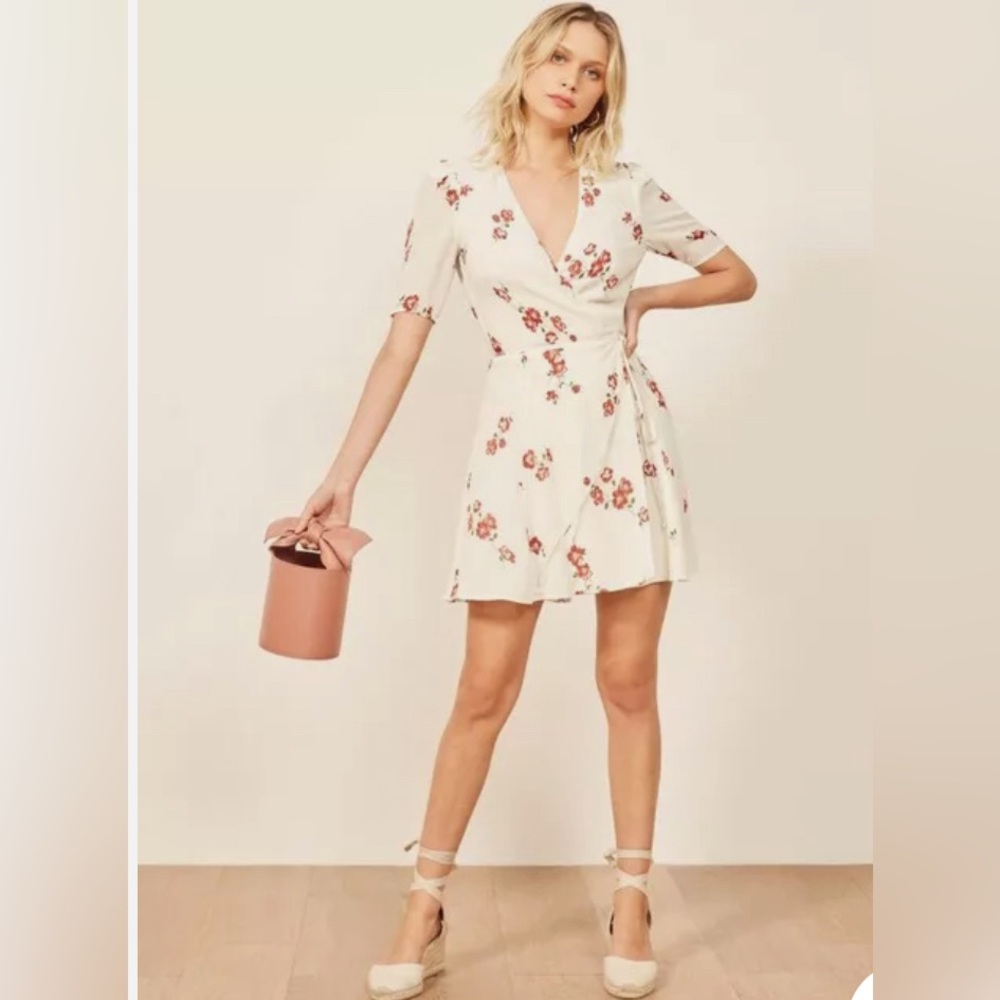Reformation Lucky Dress in Magdalena size XS